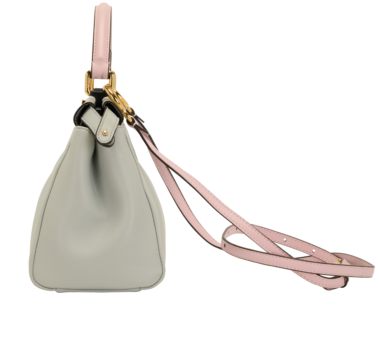 Mini Peekaboo, &pound;1,100, Handbags, Blue/Pink, Leather, Bottom view